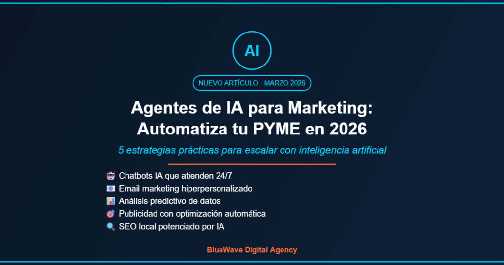 Agentes de IA para Marketing: Cómo las PYMEs pueden automatizar su negocio en 2026