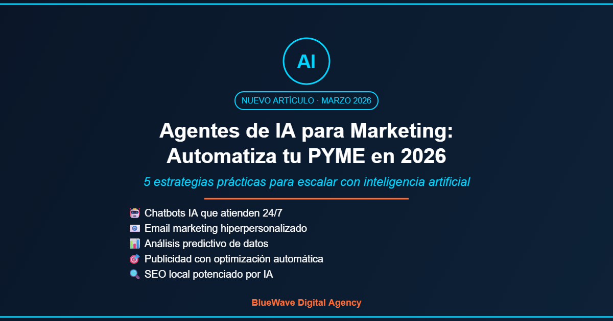 Agentes de IA para Marketing: Cómo las PYMEs pueden automatizar su negocio en 2026